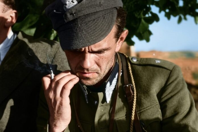 ELIGERE.PL | Hieronim Dekutowski "Zapora". Foto: Domena publiczna, poprawione prze AI