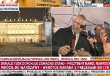 Pełzający zamach stanu. Policyjna mobilizacja na początku listopada. Ujawniono rozkazy Komendy Głównej Policji. Szykują się do wprowadzenia stanu wojennego? ELIGERE.PL | Grzegorz Braun ujawnił pod siedzibą Trybunału Konstytucyjnego szokujący dokument. Foto: TV Republika
