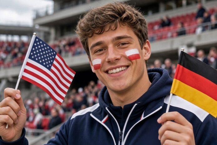POLSKA-USA-NIEMCY-OK ELIGERE.PL | Na USA jako wiarygodnego sojusznika częściej wskazywały osoby do 24. roku życia, badani z wykształceniem zasadniczym zawodowym oraz mieszkańcy miast liczących od 100 do 199 tys. mieszkańców. Foto: AI/GROK
