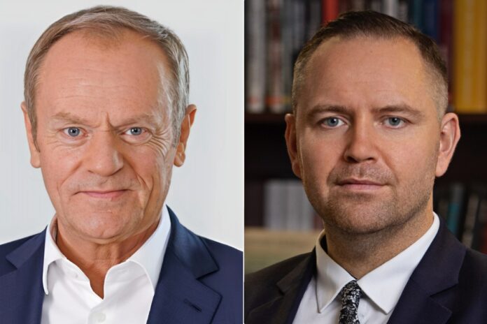 ELIGERE.PL | Donald Tusk i Karol nawrocki. W badaniu przeprowadzonym 29 i 30 września 2026 roku zapytano respondentów, czy spór polityczny między rządem, a prezydentem ogranicza zdolność państwa do skutecznej odpowiedzi na zagrożenia bezpieczeństwa.