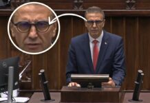 Sachajko wzywa prawicę do wspólnej listy w wyborach do Sejmu. Poseł zasynął z noszenia inteligentnych okularów ELIGERE.PL | Poseł Jarosław Sachajko w swoich inteligentnych okularach na sejmowej mównicy. Foto: YT (screen)