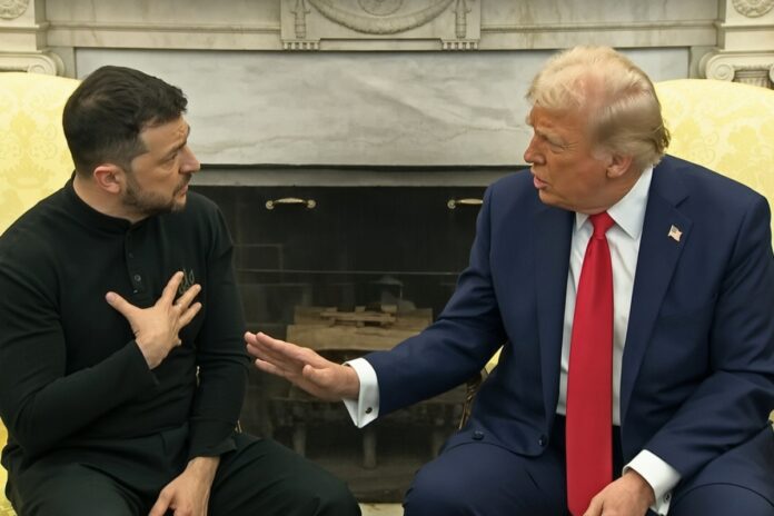 zełenski_trump_ok ELIGERE.PL | Wołodymyr Zełenski i Donald Trump. Foto: YT (screen)